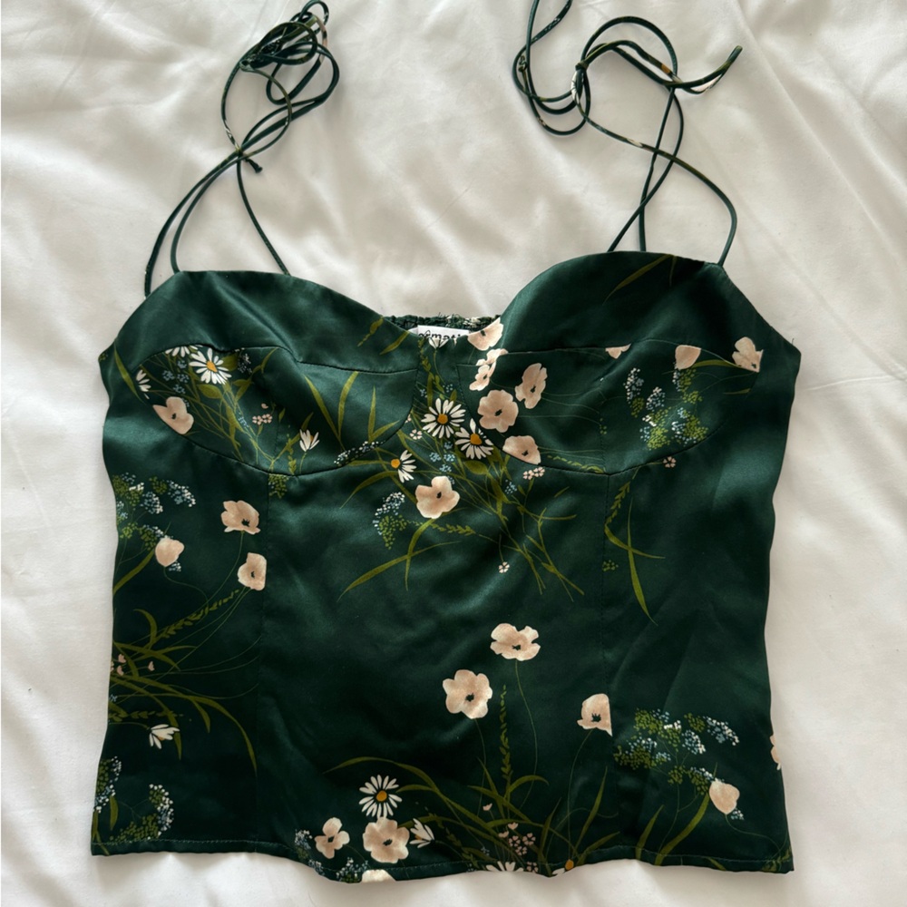 Reformation Tory silk top